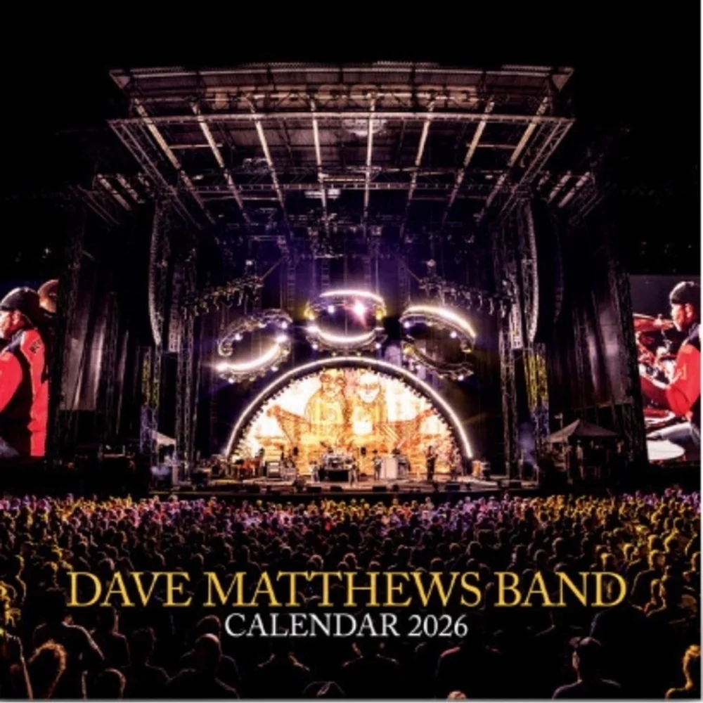Dave Matthews Band 2026 Calendar 12”x12”